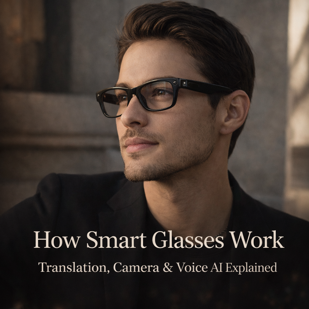 How Smart Glasses Work: Translation, Camera & Voice AI Explained