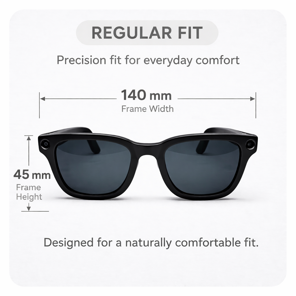 Orange Duck AI Smart Sunglasses – Regular Fit
